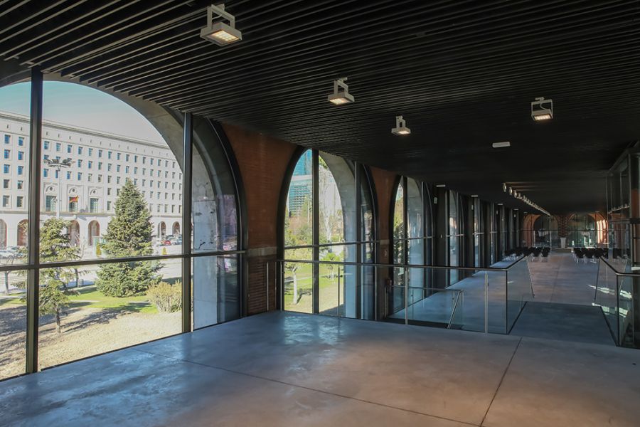 Terminada la remodelación de la sala de exposiciones de la Arquería de Nuevos Ministerios en Madrid