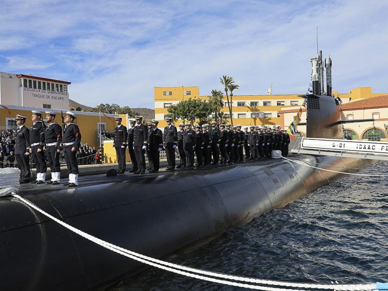 La Armada recibe el submarino S-81 Isaac Peral’ con una década de retraso