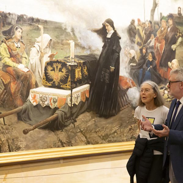 Anne Carson recorre las salas del Prado que inspiran su conferencia titulada "Duda"