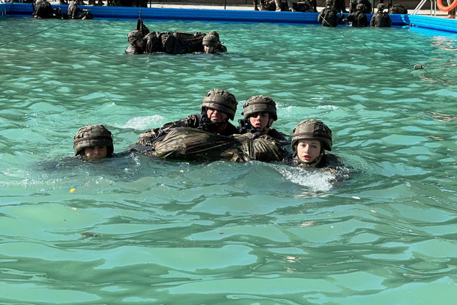 La Casa Real hace públicas imágenes de la instrucción militar de la princesa de Asturias