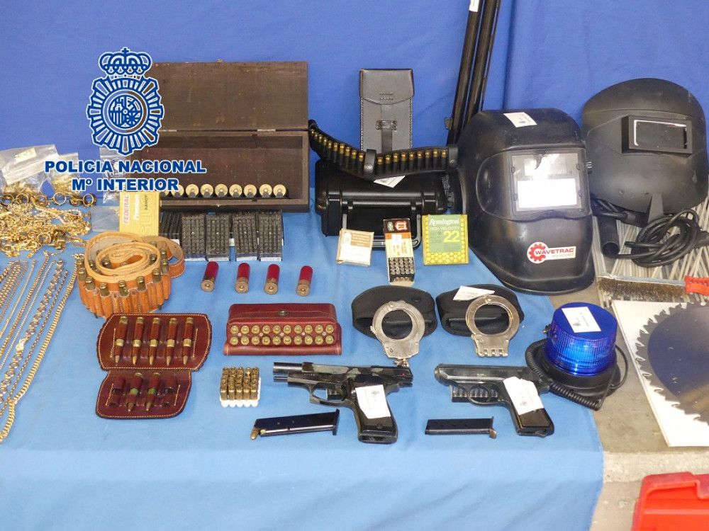 La Policía Nacional desarticula un grupo criminal dedicado al robo con fuerza en oficinas de empresas