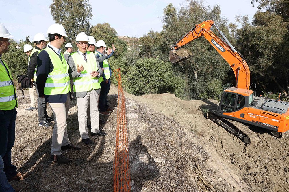 Comienza en Coín una nueva actuación del Corredor Verde del Guadalhorce