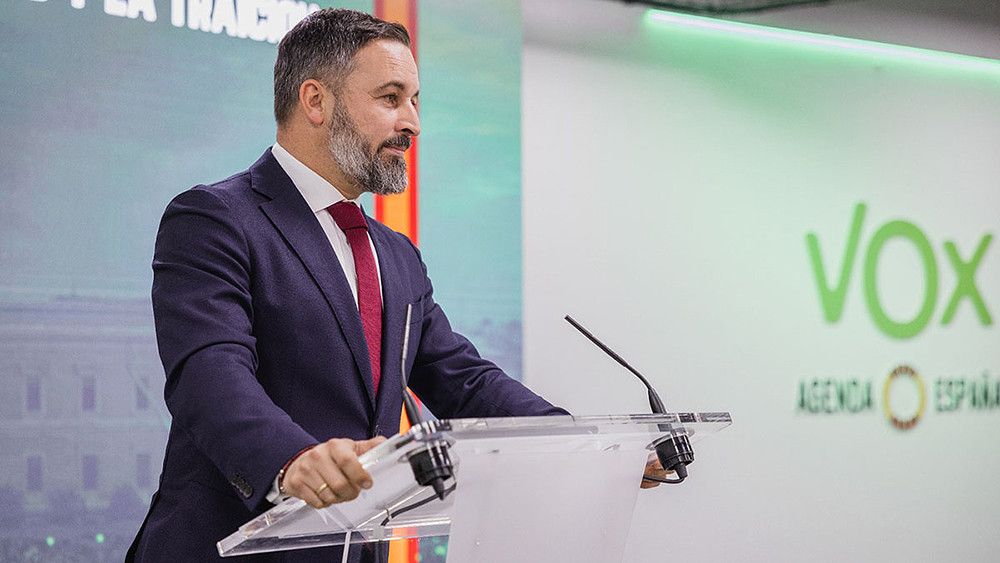 VOX solicita a la Mesa del Congreso que rechace la iniciativa para rebajar el delito de sedición y acudirá al Constitucional si se mantiene la tramitación