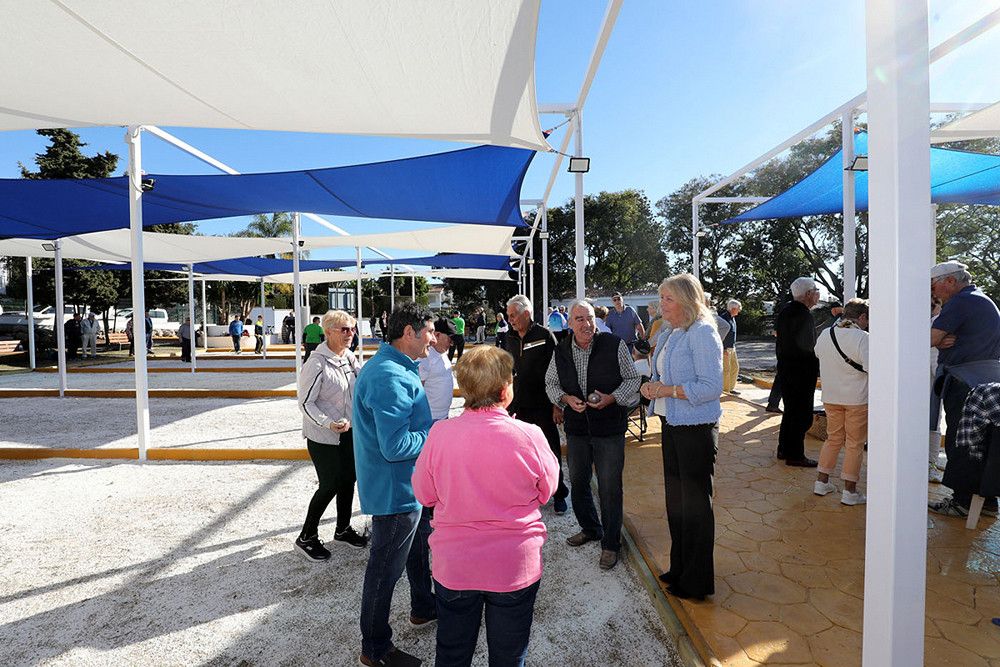 Reabiertas con un torneo internacional las pistas de petanca Eriks Plan de Las Chapas tras la remodelación de las instalaciones