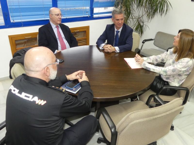 La Asociación de Empresarios y Profesionales CIT Marbella se reúne con el nuevo comisario de la Policía Nacional