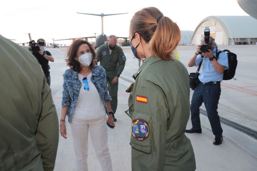 Aterrizan en Zaragoza los dos últimos A400M procedentes de Kabul