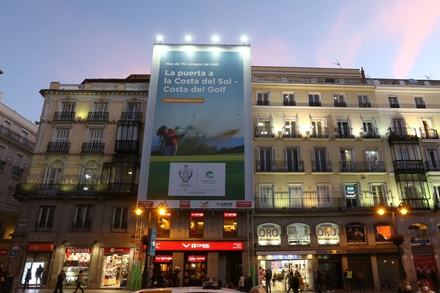 La Costa del Sol desembarca en Fitur con una campaña inédita en la Puerta del Sol con la que prevé impactar a cerca de tres millones de personas