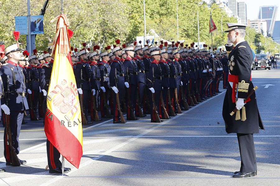 Los reyes han presidido el desfile por el Día de la Fiesta Nacional