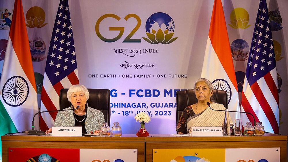 La deuda de los países más vulnerables centra la reunión de ministros de Finanzas del G20 que ha comenzado en India