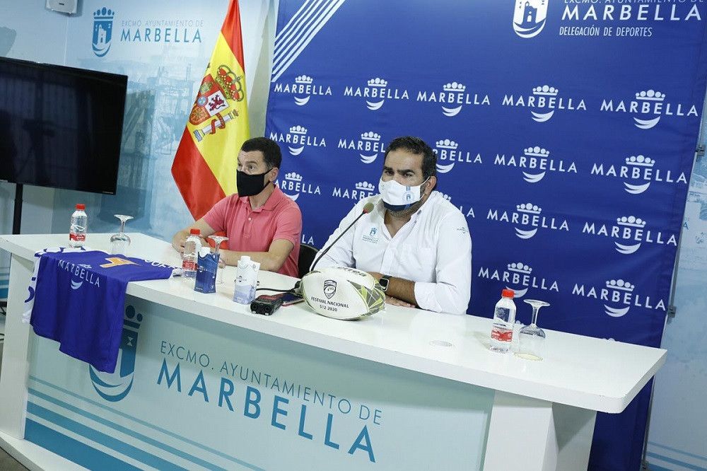 El Ayuntamiento destina un total de 85.000 euros al patrocinio del Marbella Rugby Club y el CB Marbella para esta temporada