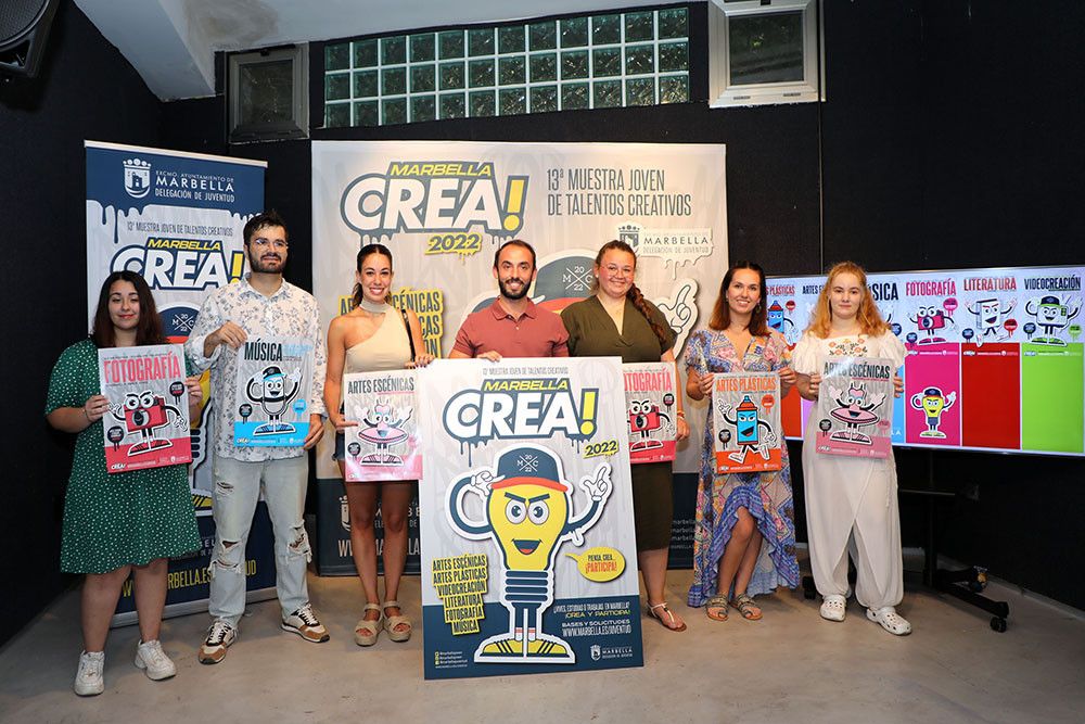 Juventud abre la inscripción para el programa Marbella Crea Muestras, con seis disciplinas artísticas entre Intérpretes Musicales, Literatura, Artes Plásticas, Escénicas, Fotografía y Videocreación
