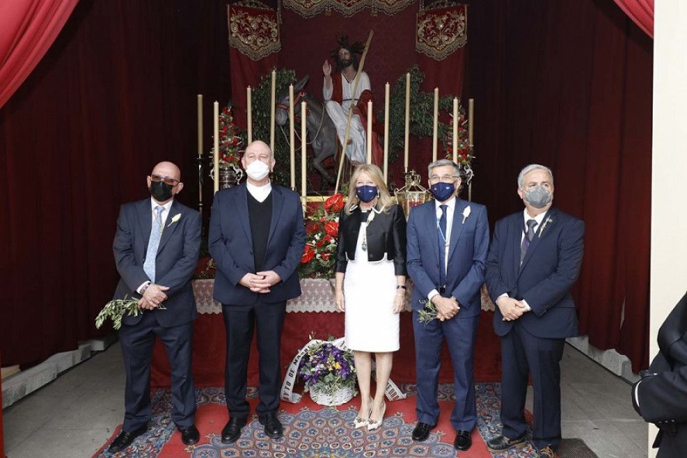 Domingo de Ramos en San Pedro Alcántara marcado por las medidas de seguridad frente al COVID-19