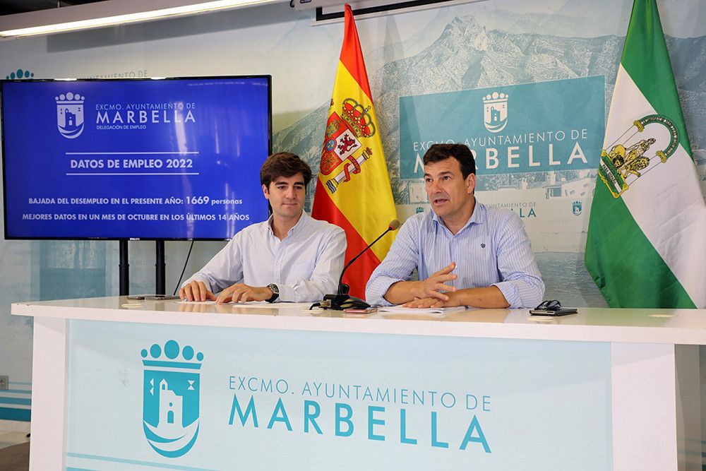 Marbella genera por primera vez en su historia empleo en un mes de octubre y registra el mejor dato de desempleados en los últimos 14 años