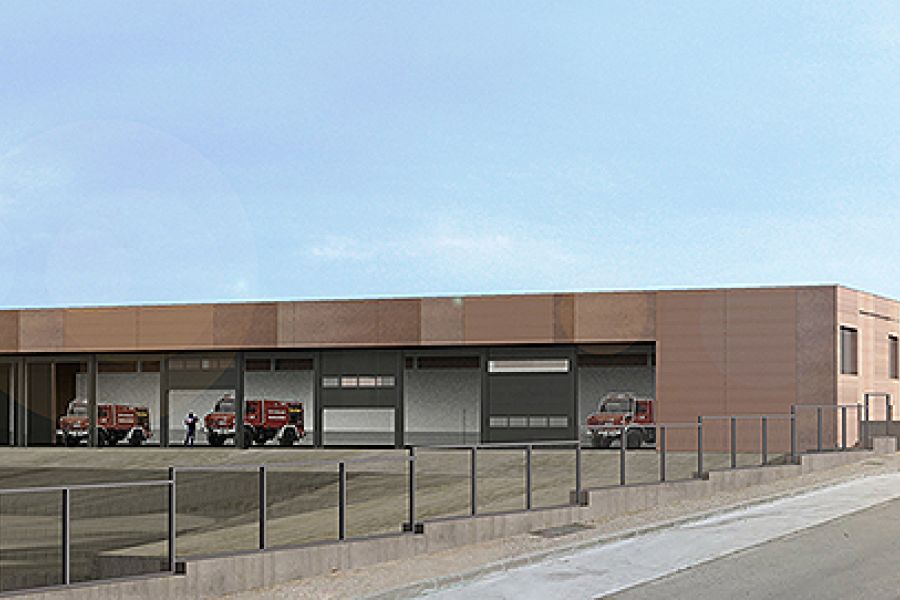 Comienzan las obras del nuevo parque de bomberos de Antequera con una inversión de la Diputación de 2,4 millones de euros