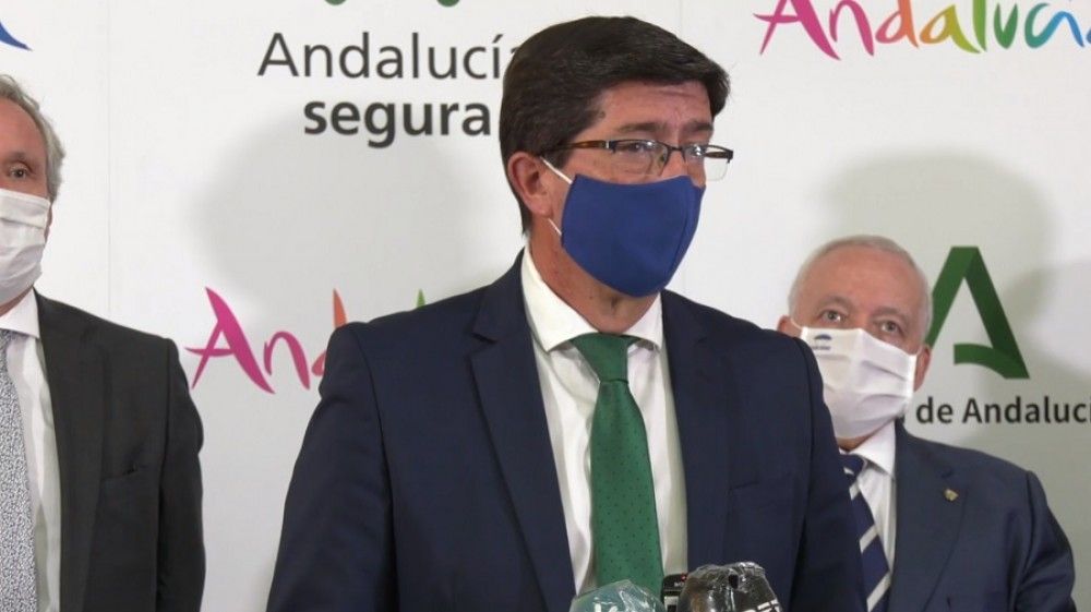 El vicepresidente andaluz plantea ampliar el Bono Turístico con acuerdos con otras comunidades y países vecinos