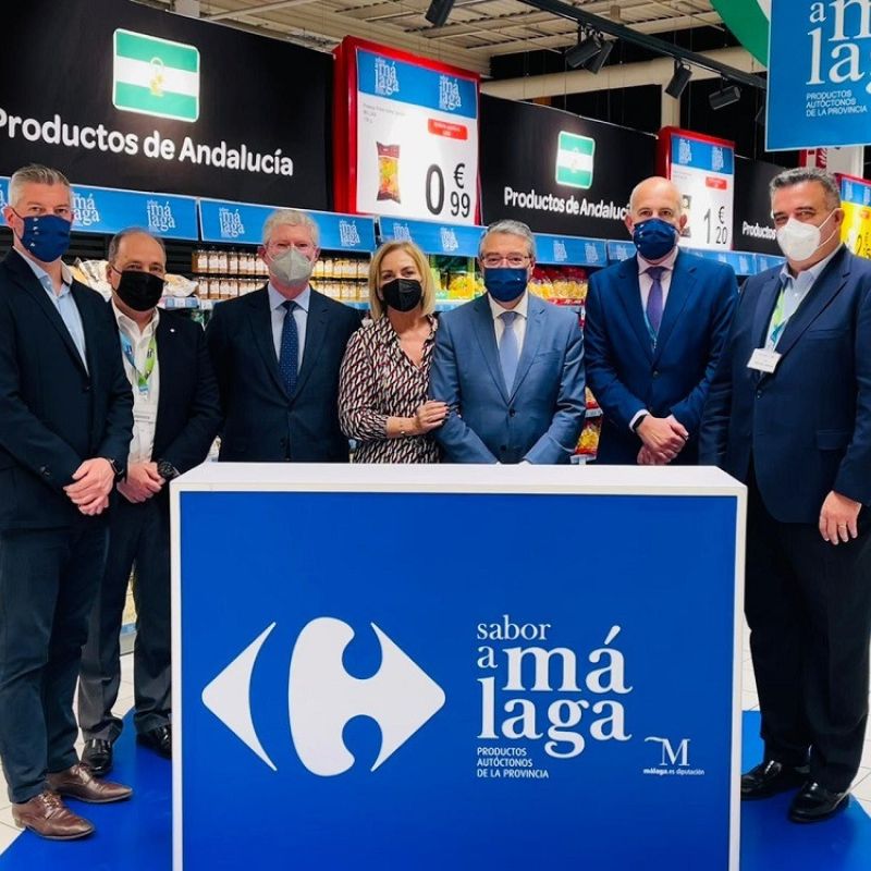 Sabor a Málaga refuerza su alianza con Carrefour, que ya vende casi medio millar de productos asociados a la marca de la Diputación