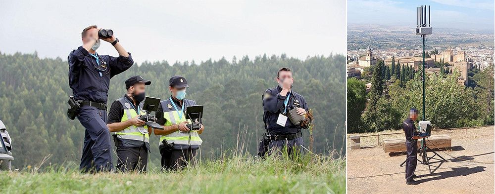 Interior detectó 47 drones durante la Cumbre de Granada gracias al sistema antidron