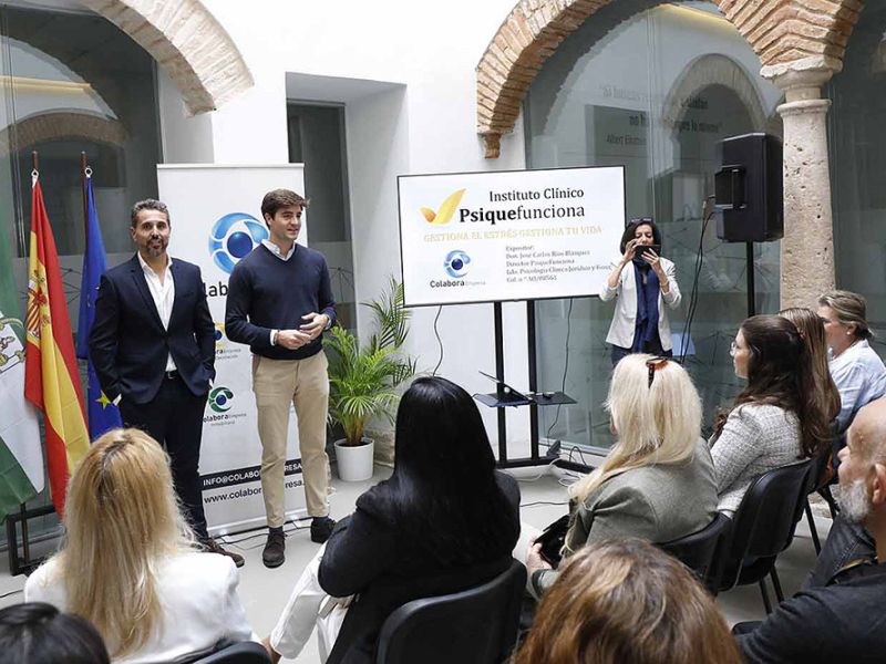 El Ayuntamiento de Marbella y la plataforma Colabora Empresa desarrollan una charla dirigida a combatir el estrés en el sector