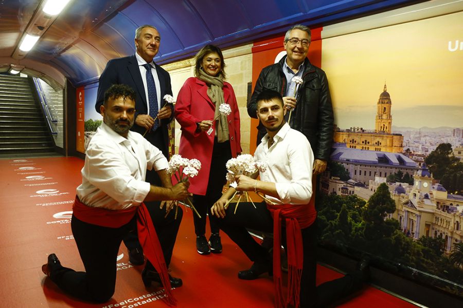 Costa del Sol desarrolla en la estación Oxford Circus de Londres una campaña de promoción sensorial que tendrá un impacto en seis millones de personas en el plazo de un mes