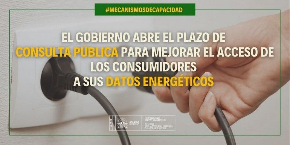 El MITECO abre el proceso de consulta previa para mejorar el acceso de los consumidores a sus datos energéticos