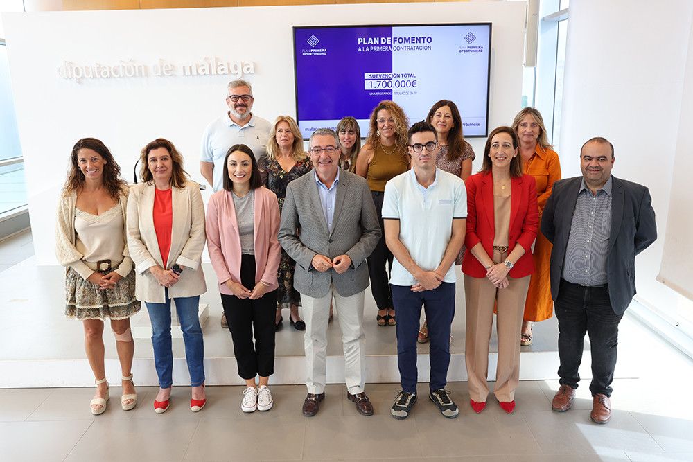 La Diputación dedica este año 1,7 millones de euros a fomentar la contratación de graduados universitarios y titulados de FP