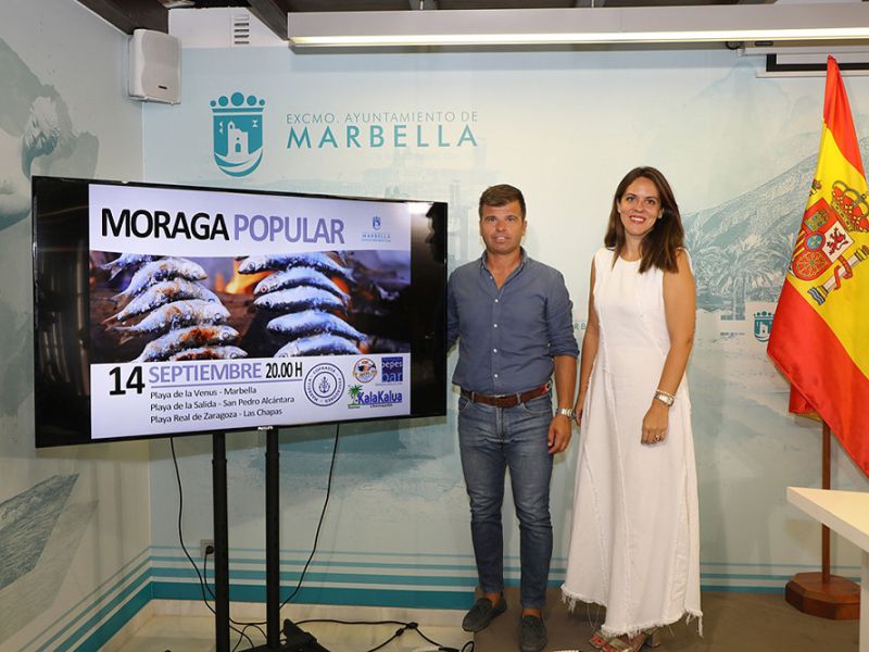 La Moraga Popular volverá a rendir homenaje al sector del turismo de Marbella, repartiendo más de 1.500 kilos de sardinas