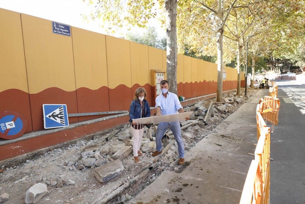 Trabajos de mejora de la accesibilidad y la movilidad peatonal en el entorno de la guardería de Las Albarizas y del CEIP Rafael Fernández Mayoralas