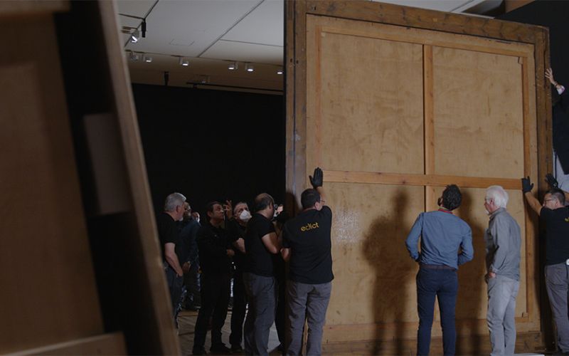 El Museo del Prado muestra por primera vez la trasera de "Las meninas"