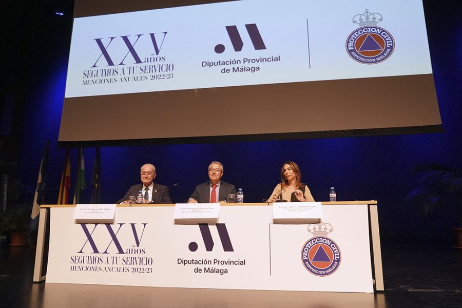 La Diputación reconoce a agrupaciones de Protección Civil, instituciones y personas por su labor de prevención y atención en emergencias