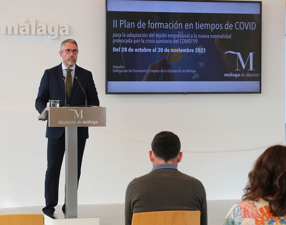La Diputación Provincial asegura que más de 2.000 empresas, autónomos y desempleados se beneficiarán del nuevo plan de formación