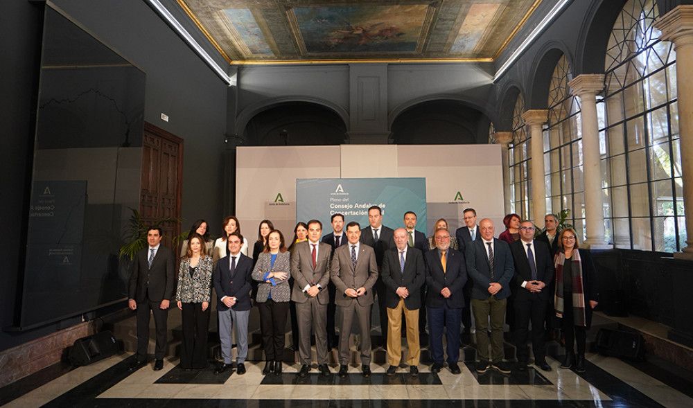 Celebrado en el Palacio de San Telmo el Pleno del Consejo Andaluz de Concertación Local