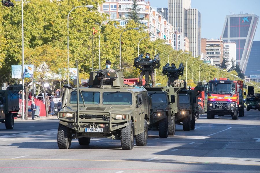 Los reyes presiden el desfile por el Día de la Fiesta Nacional