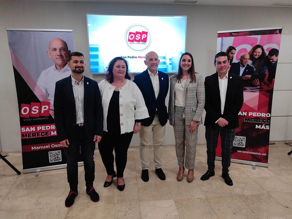 OSP presenta su eslogan de campaña "San Pedro merece más" para concurrir a las elecciones municipales del 28M