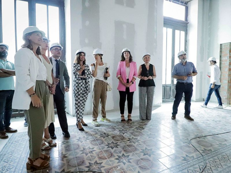 La rehabilitación de las Casas Consistoriales de Almería encara su recta final y concluirá en otoño