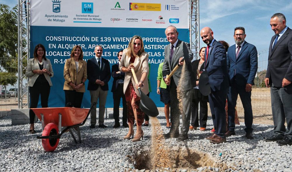 Comienza la construcción de 139 viviendas en alquiler a precio asequible junto a la Universidad de Málaga