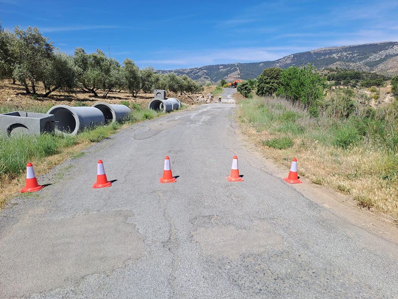 Comienzan las obras de ensanche de un tramo de la carretera El Burgo-Casarabonela