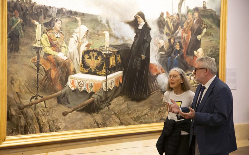 Anne Carson recorre las salas del Prado que inspiran su conferencia titulada "Duda"