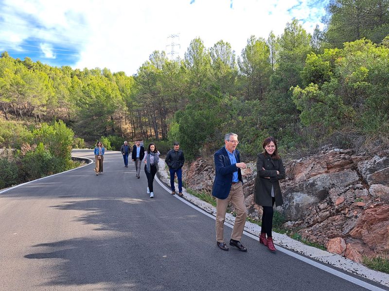 La Diputación completa el arreglo de la carretera entre El Burgo y Casarabonela con una inversión global de 2,7 millones de euros