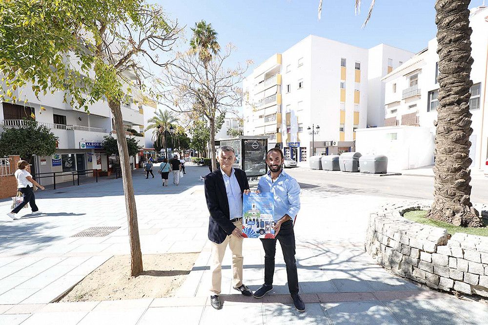 El Ayuntamiento reforzará el servicio de autobús con motivo de la Feria de San Pedro Alcántara y habilitará dos lanzaderas que conectarán con el nuevo recinto