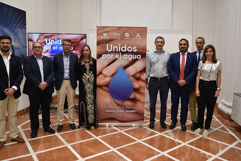 La Junta y las empresas públicas de agua de Málaga y Campo de Gibraltar ponen en marcha la campaña “Unidos por el agua”
