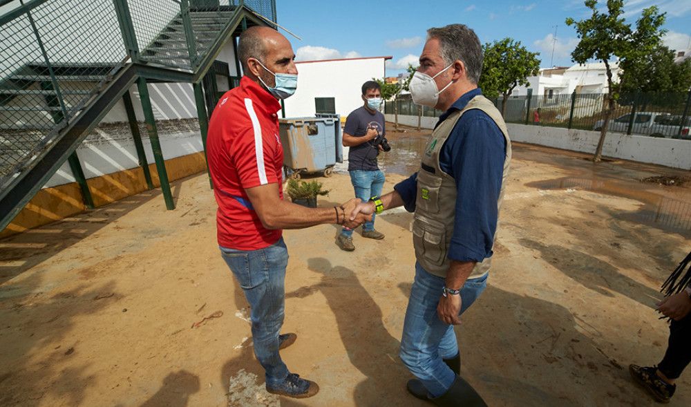 El Gobierno andaluz articulará líneas de ayudas para los afectados por el temporal en la provincia de Huelva