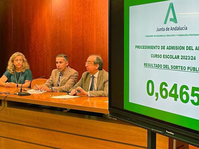 El número 0,6465 resolverá los casos de empate para la escolarización 2023/24