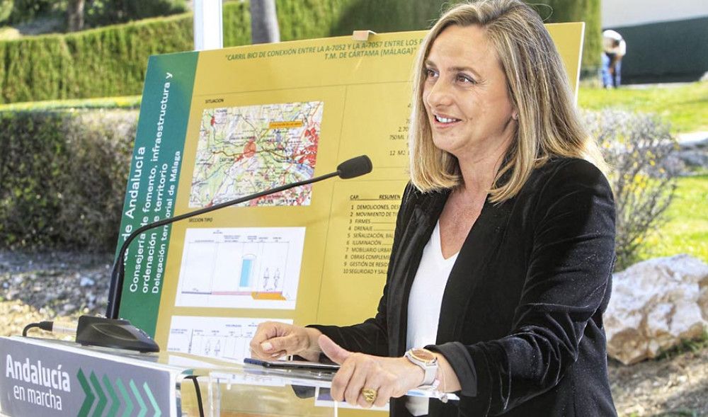 La Consejería de Fomento inicia las obras del camino ciclopeatonal de la travesía de Cártama