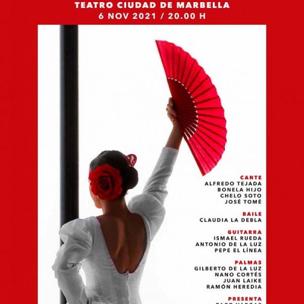 El XV Festival Flamenco Sierra Blanca se celebrará el 6 de noviembre en el Teatro Ciudad de Marbella
