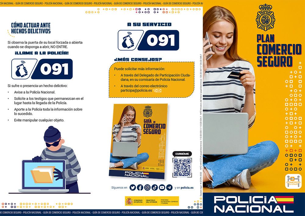 La Comisaría Provincial de Málaga activa el Plan Comercio Seguro para la campaña navideña 2022-2023