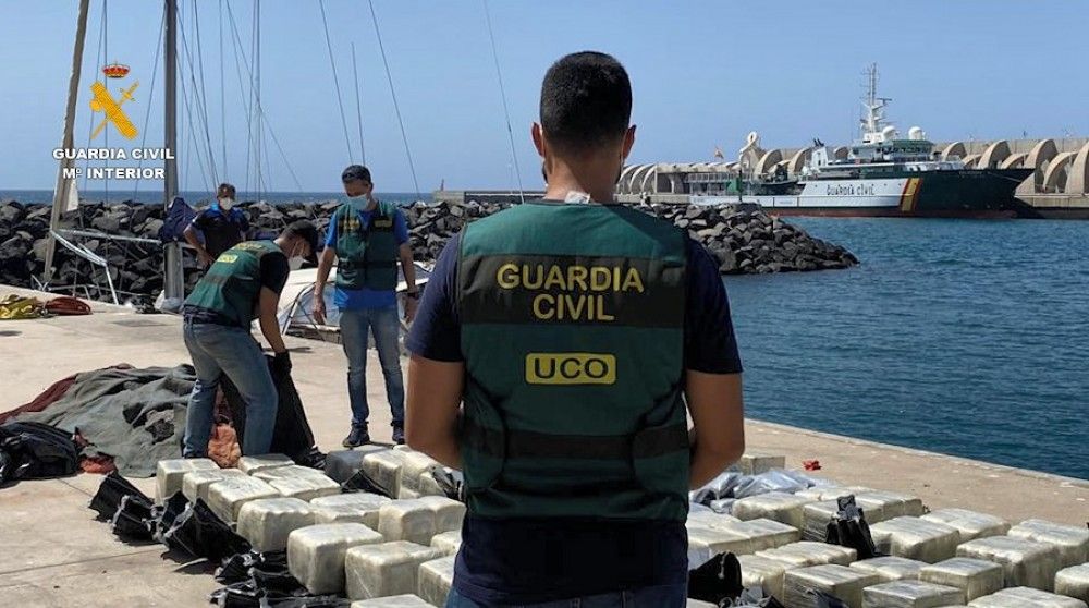 La operación Orión contra el narcotráfico interacional ha incautado 280 toneladas de cocaína y 63 de marihuana