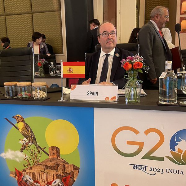 El ministro de Cultura participa en la reunión previa a la Cumbre de Jefes de Estado y de Gobierno de la Presidencia del G20 de la India