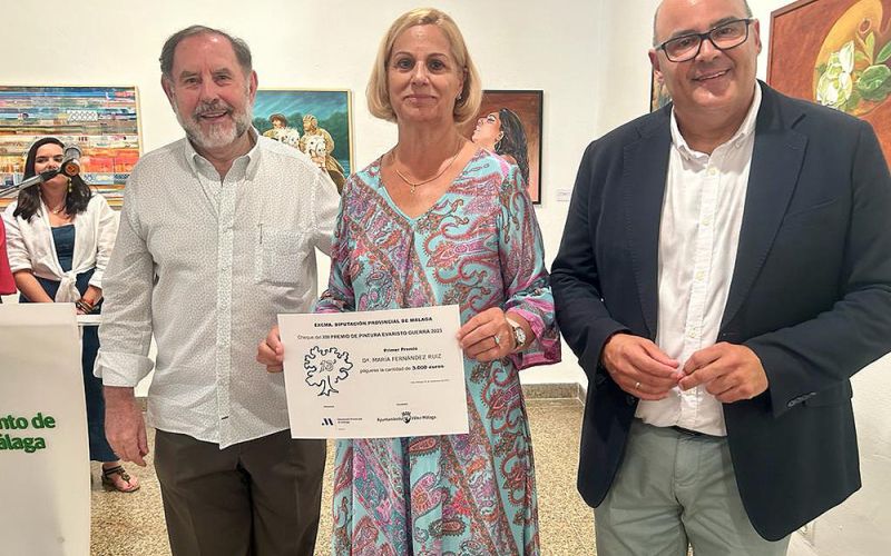 La malagueña María Fernández Ruiz gana el XIII Premio de Pintura Evaristo Guerra por su obra Viñedo’