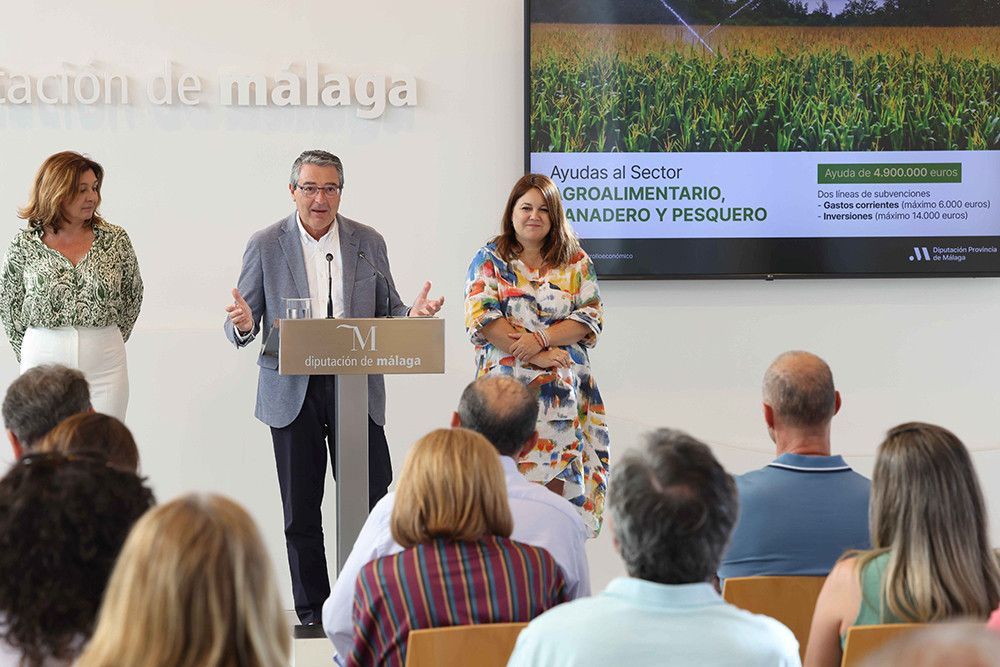 La Diputación dedica 4,9 millones de euros en ayudas para impulsar la recuperación del sector agroalimentario, ganadero y pesquero