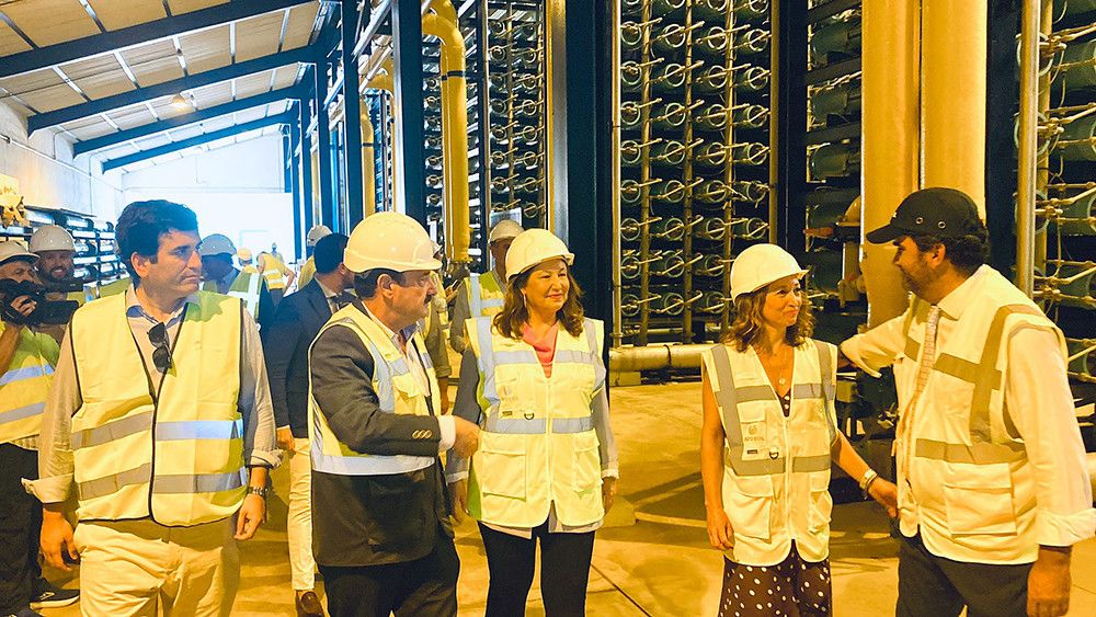 La desaladora de Marbella duplicará la producción de agua para alcanzar el equilibrio hídrico en los municipios a los que abastece